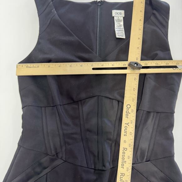 Cache Dress Womens Size 6 Black Sheath Cocktail Party Formal Classic - Picture 4 of 6